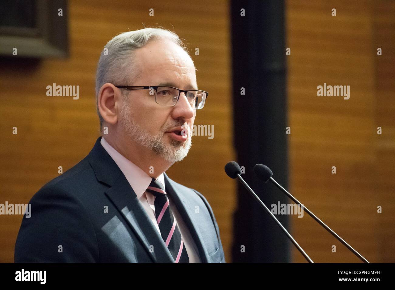 Adam Niedzielski, Minister of Health of Poland in Gdansk, Poland © Wojciech Strozyk / Alamy Stock Photo Stock Photo