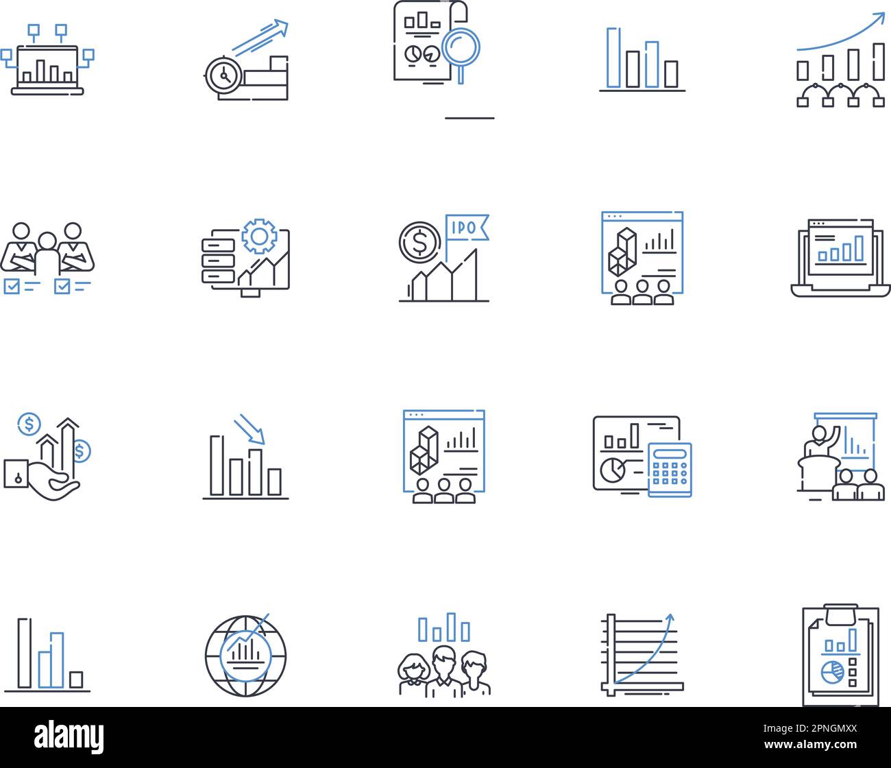 Judging line icons collection. Criticizing, Discerning, Appraising ...