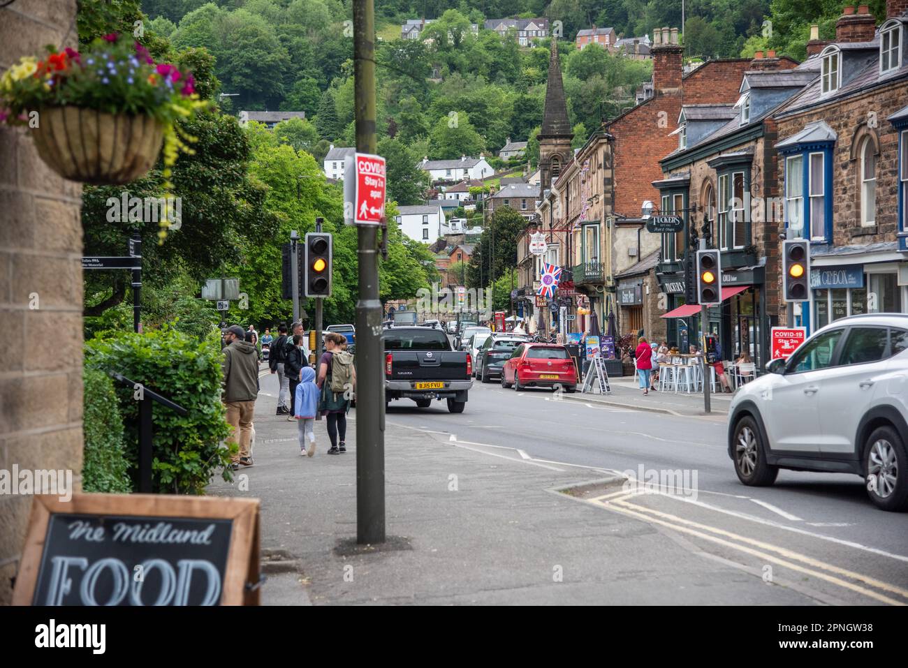 Matlock Bath, England Stock Photo Alamy