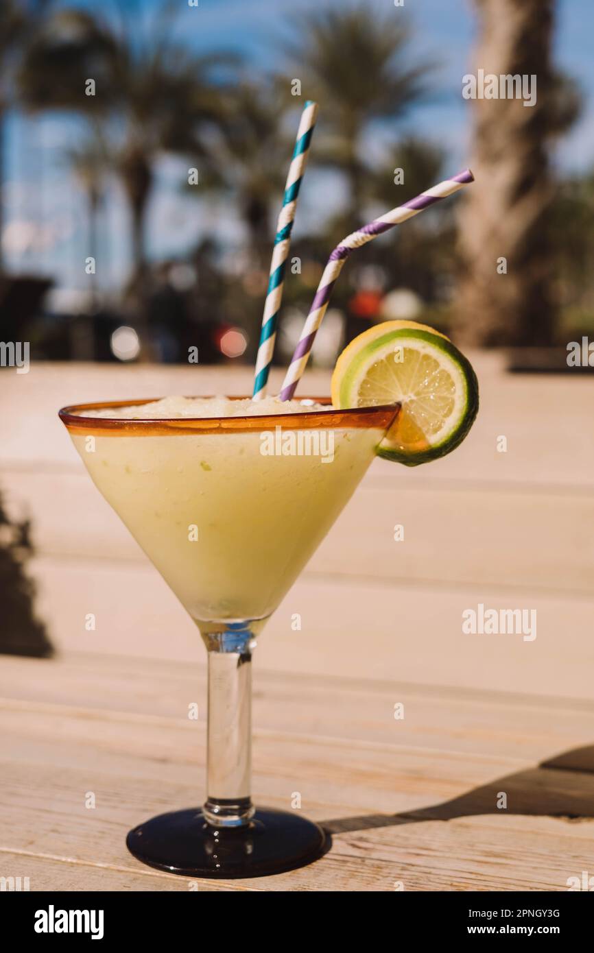 margarita cocktail is a popular drink made with tequila, lime juice