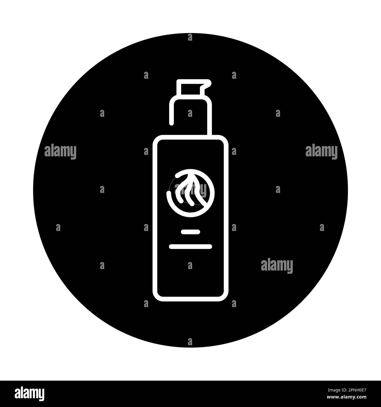 Hair emulsion color line icon. Cosmetic product. Pictogram for web page ...