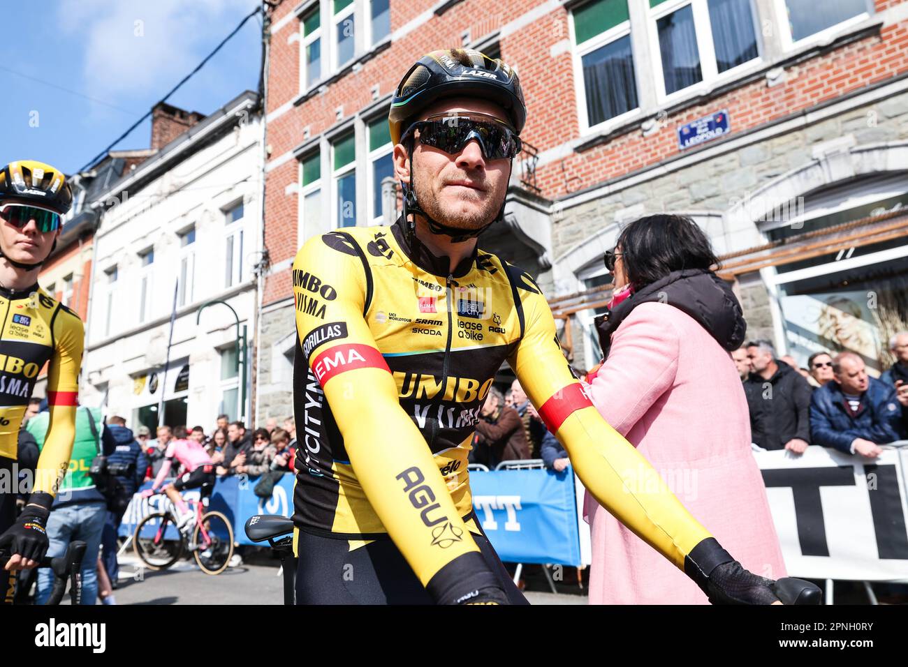 Herve, Belgium. 19th Apr, 2023. Belgian Tosh Van der Sande of Jumbo ...