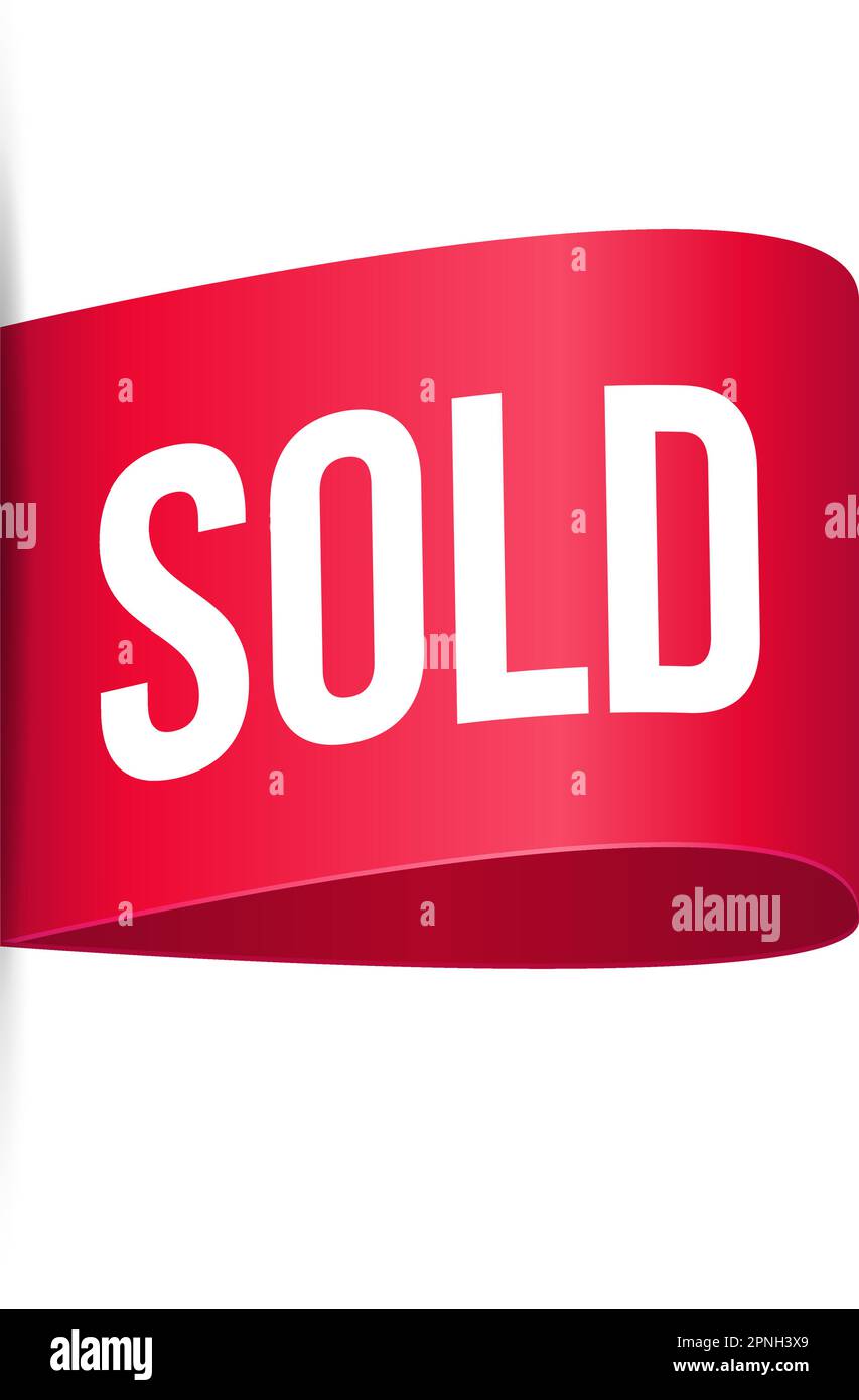 Sales tag label vector illustration ( Sold out  ) Stock Vector