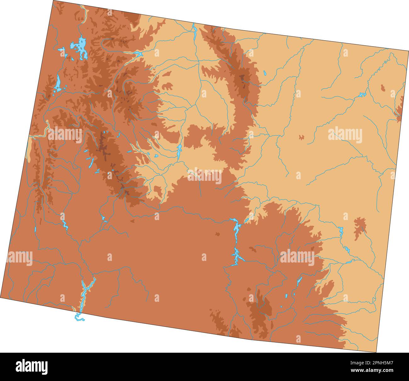Atlantic city wyoming map hires stock photography and images Alamy
