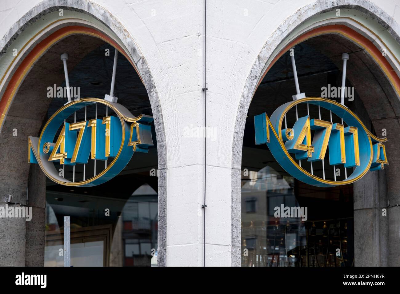 4711 Cologne shop on 6th April 2023 in Cologne Germany. 4711 is a