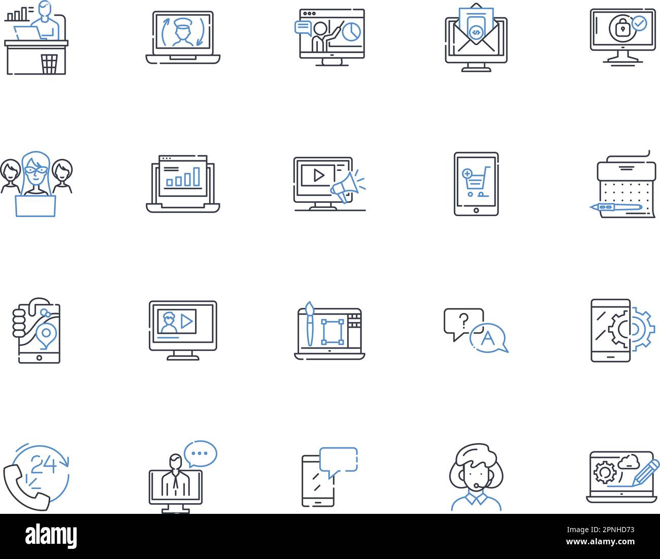 Guest line icons collection. Hospitality, Invitation, Reception, Placemat, Courtesy, Suite, Check-in vector and linear illustration. Entertain Stock Vector