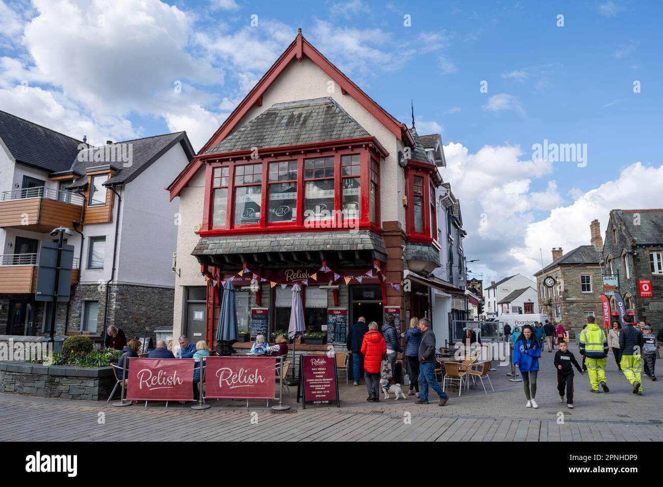 The popular cafe, Relish in the town centre of Keswick, The Lake