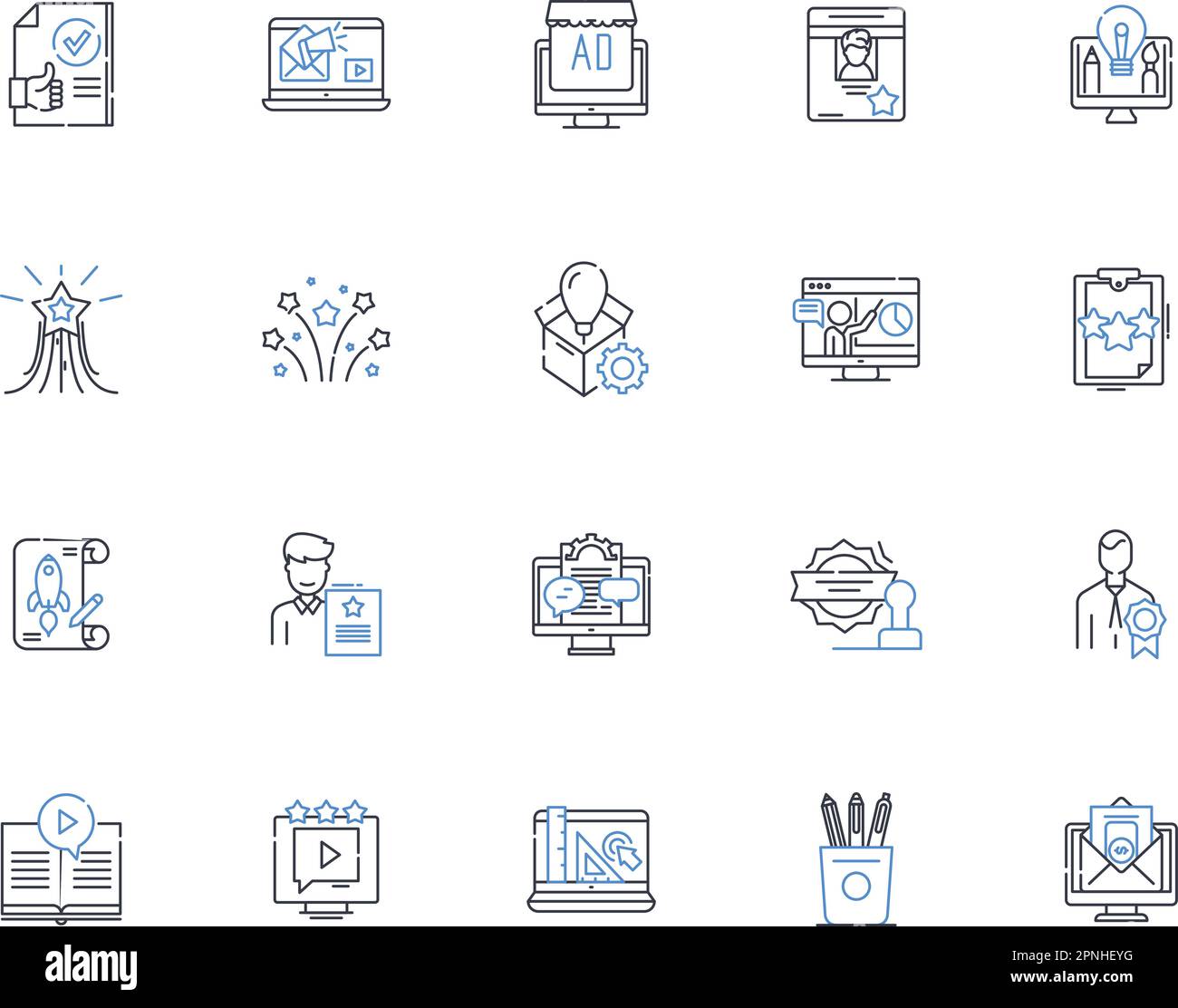 Retail concept line icons collection. Convenience, Experience ...