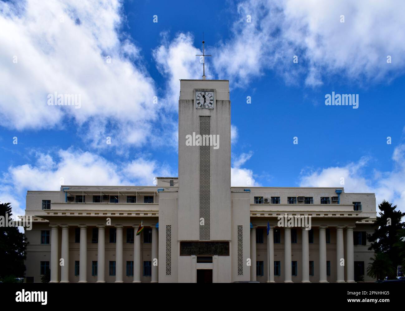 Bulawayo City Hall Stock Photo Alamy