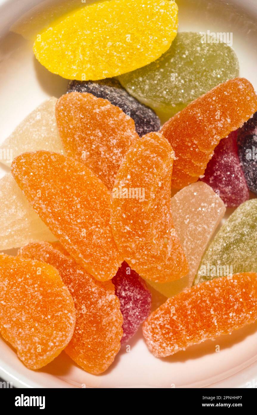 Traditional Sweets Candy Sugar Sugared Fruit Jellies Stock Photo