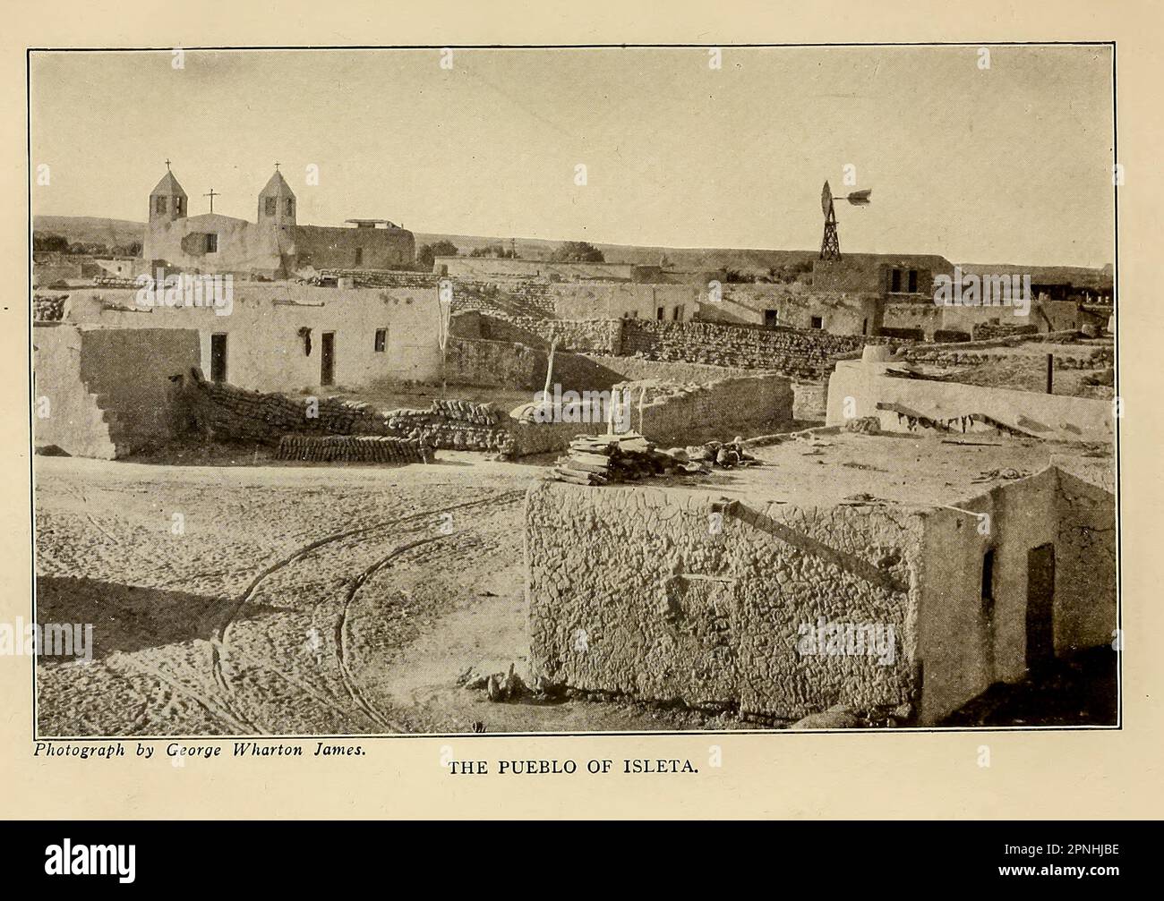 The Pueblo of Isleta from the book ' New Mexico, the land of the