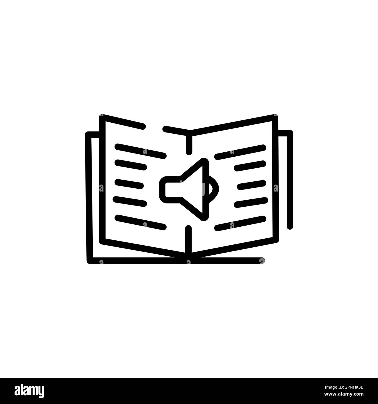 E-book icon design. Audio book icon vector. vector illustration Stock Vector