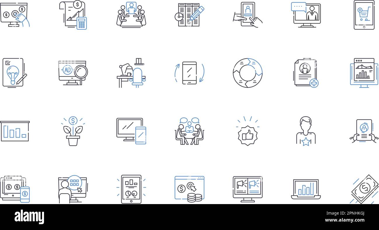 Early groundwork line icons collection. Foundation, Base, Preparation, Starting, Grounding