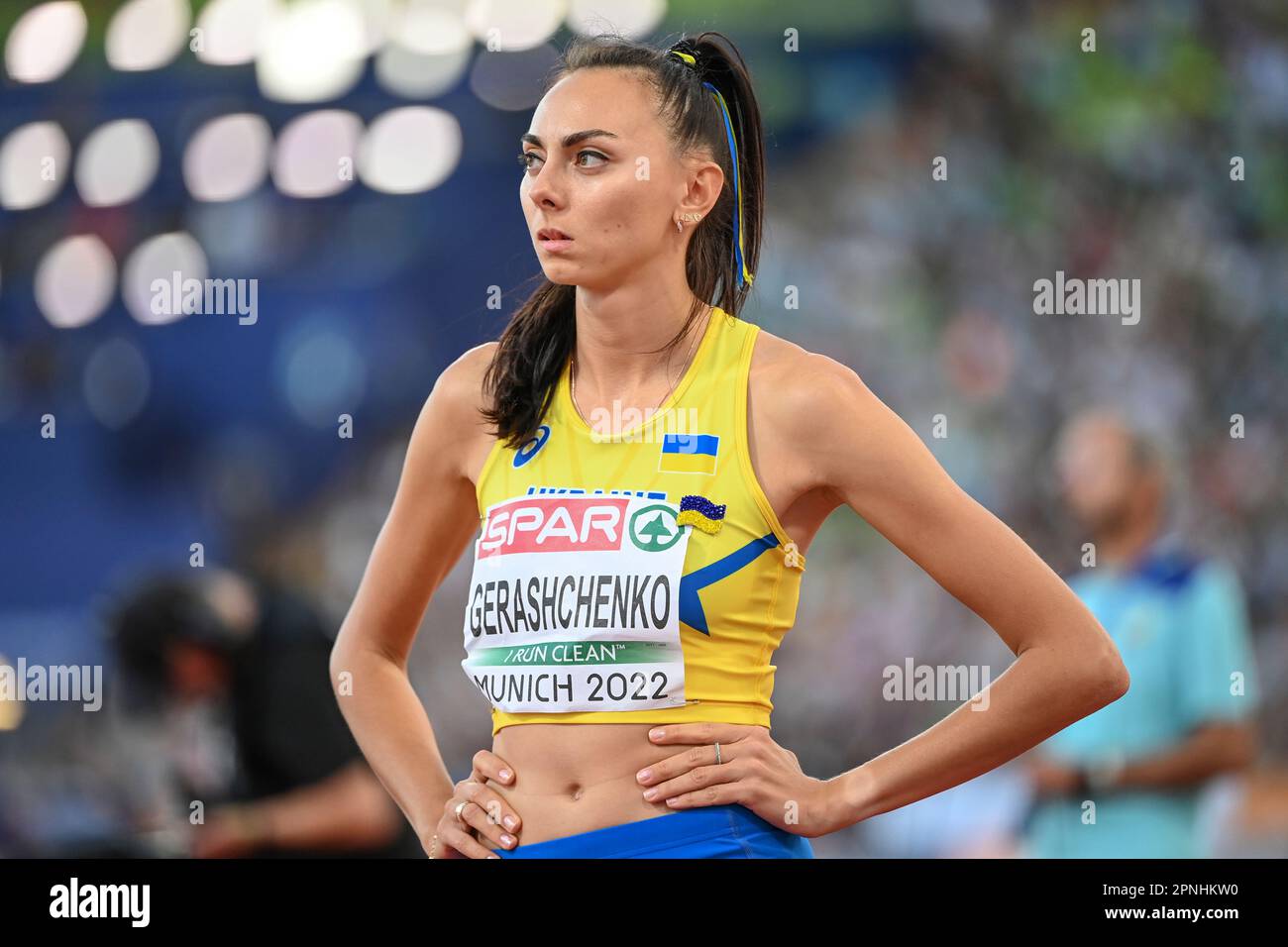 Iryna Herashchenko (Ukraine). High Jump women. European Championships