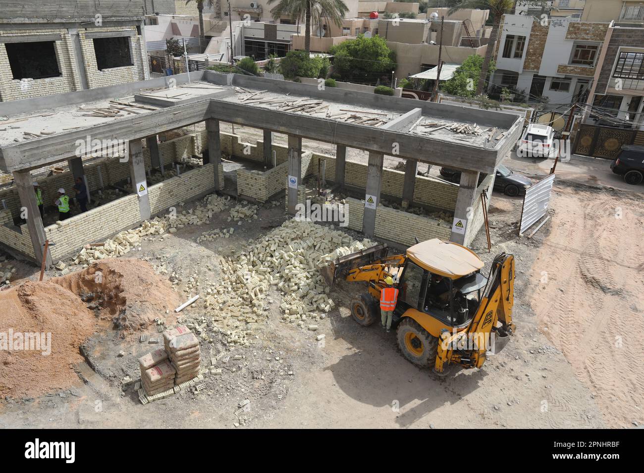 Baghdad. 9th Apr, 2023. This photo taken on April 9, 2023 shows a