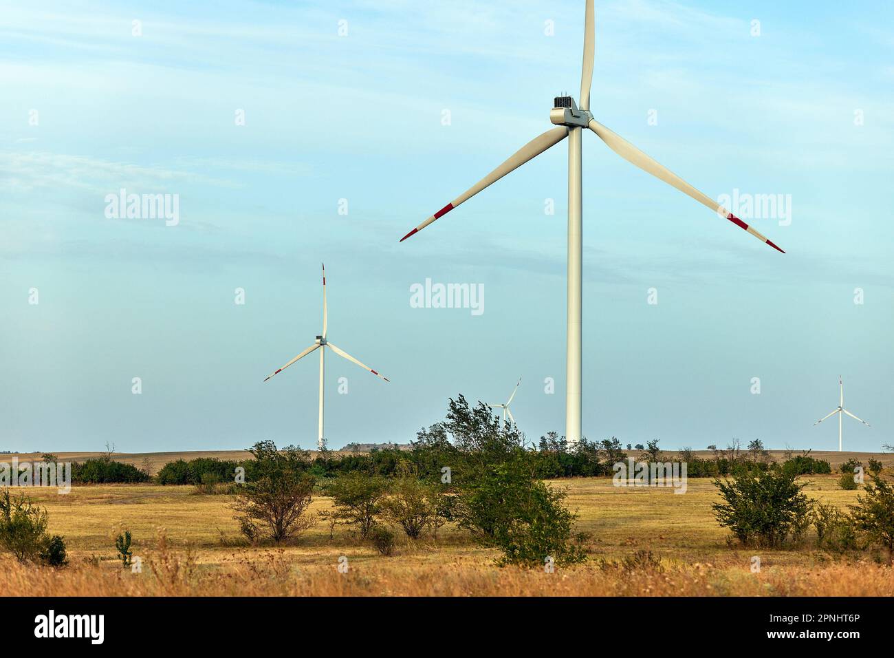 Wind energy. Wind power. Sustainable, renewable energy. Wind turbines