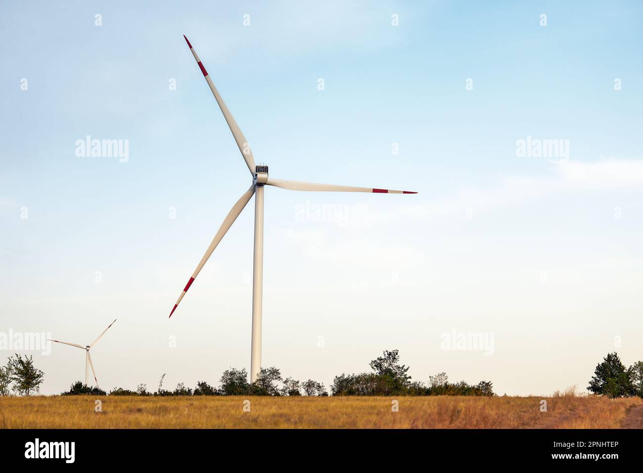Wind energy. Wind power. Sustainable, renewable energy. Wind turbines