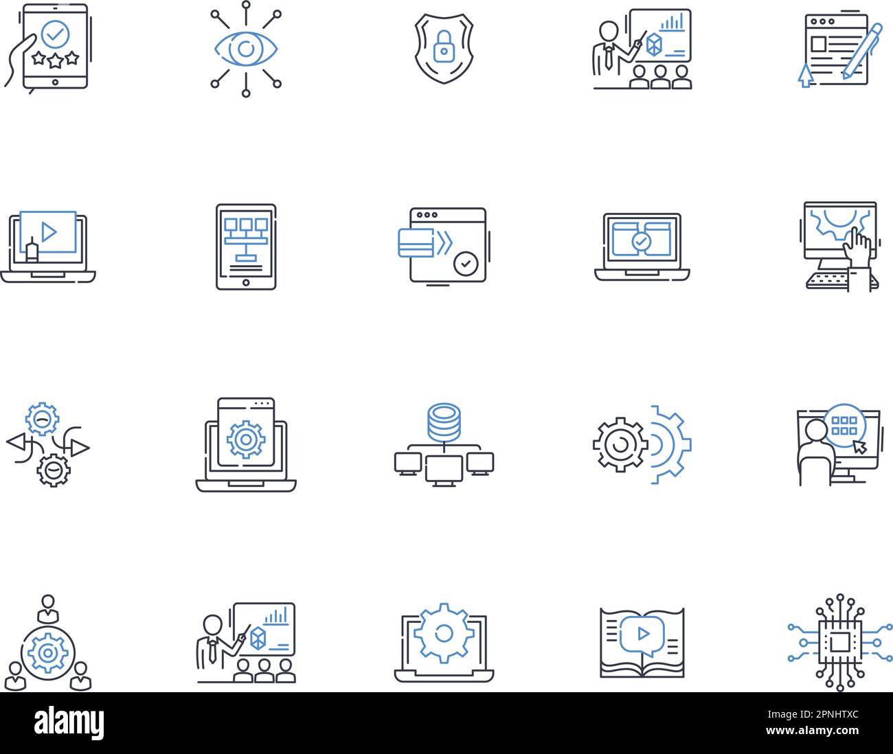 Risk mitigation icons collection hi-res stock photography and images ...