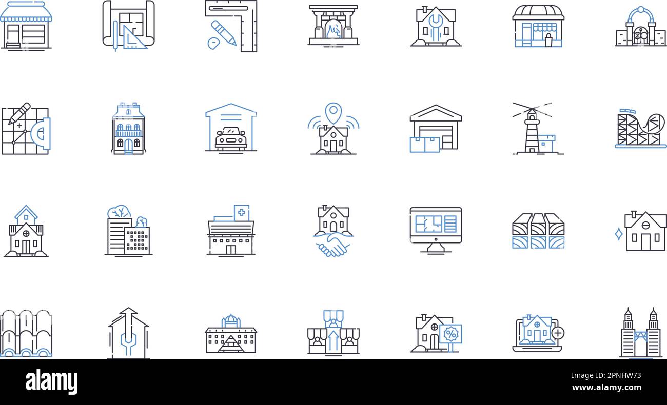 Game design line icons collection. Creativity, Innovation, Strategy, Mechanics, Narrative