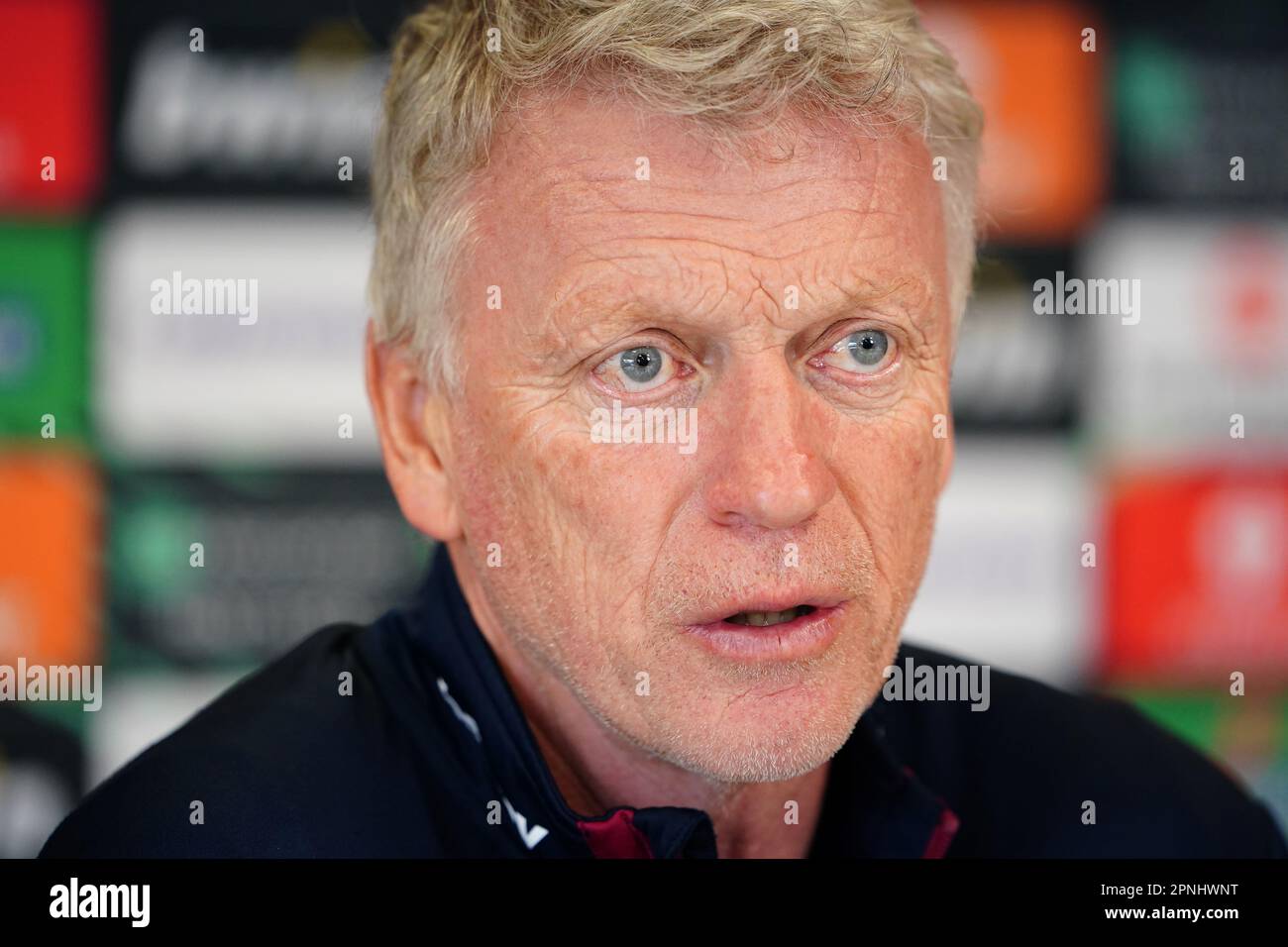 West Ham United manager David Moyes during a press conference at Rush