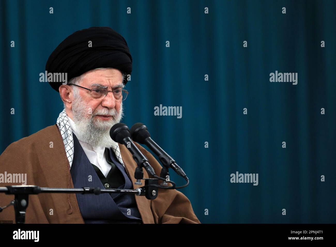 Tehran, Tehran, Iran. 19th Apr, 2023. Iranian Supreme Leader Ayatollah ...