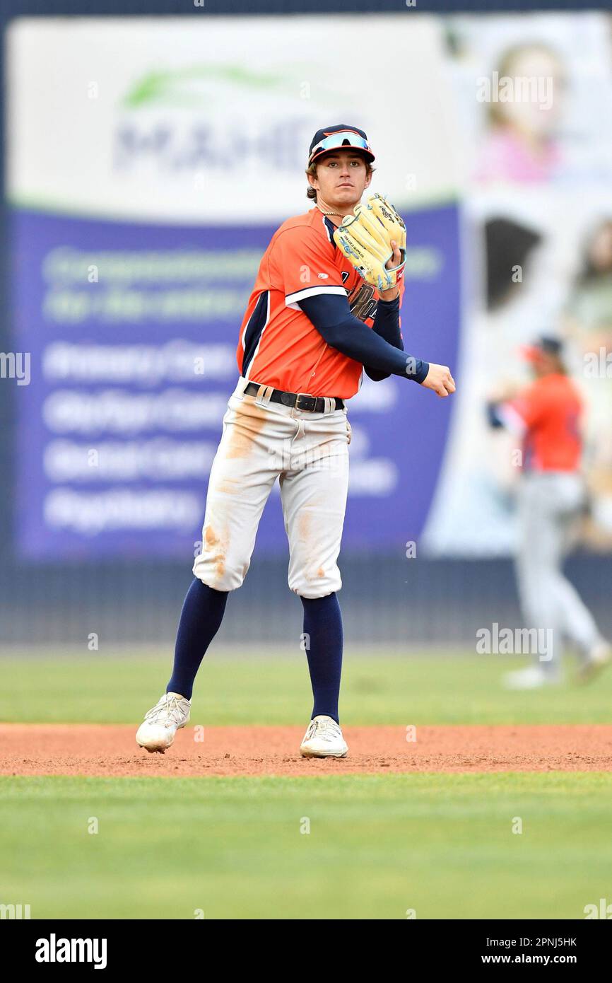 Bowling Green Hot Rods shortstop Carson Williams (8) during a game against the Asheville