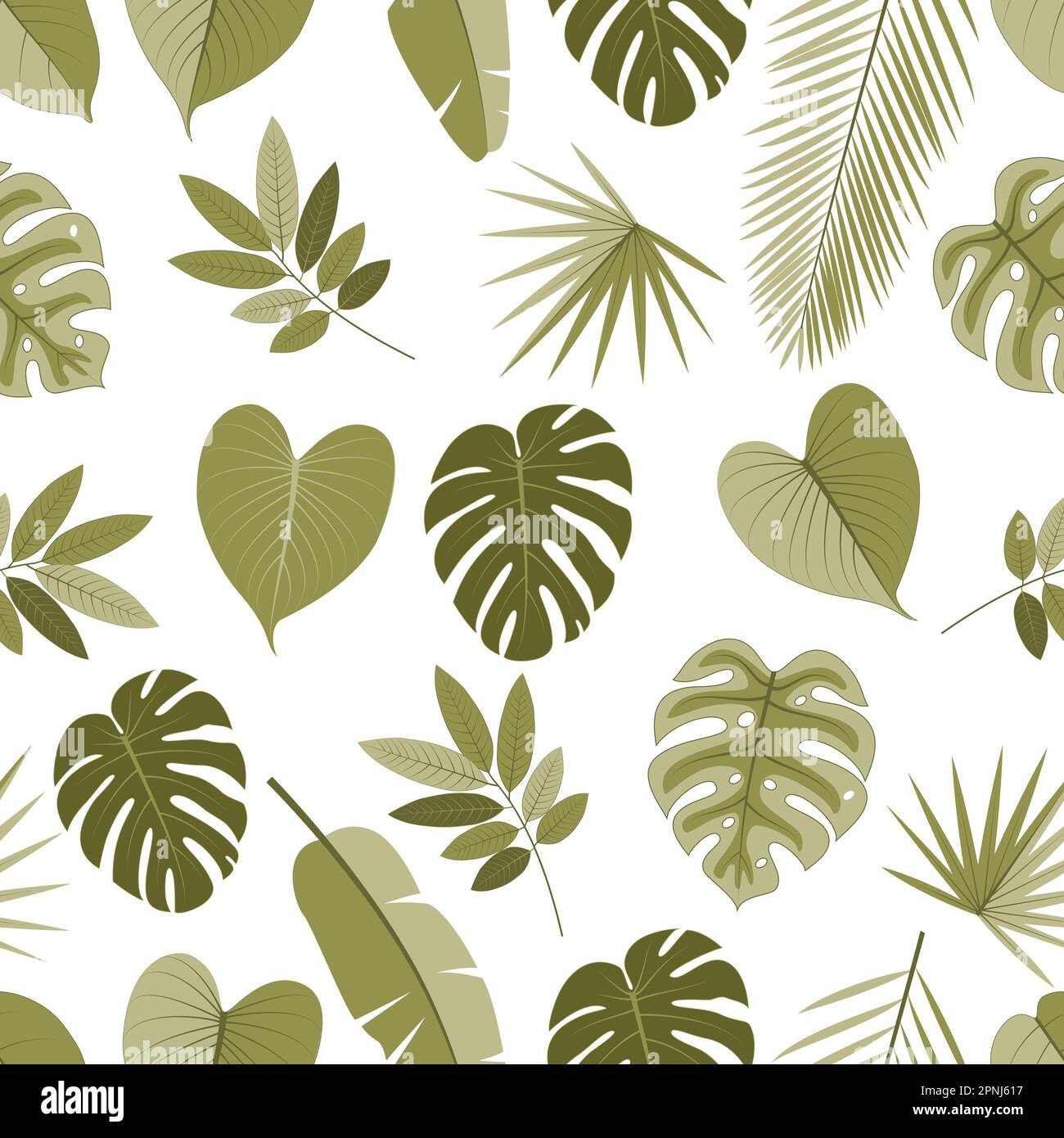 Tropical pattren background Stock Vector