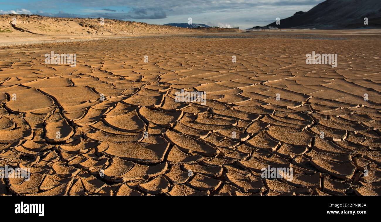 Drought and climate change on earth Stock Photo