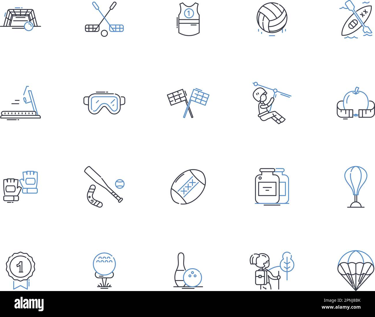 Team sports line icons collection. Collaboration , Coordination