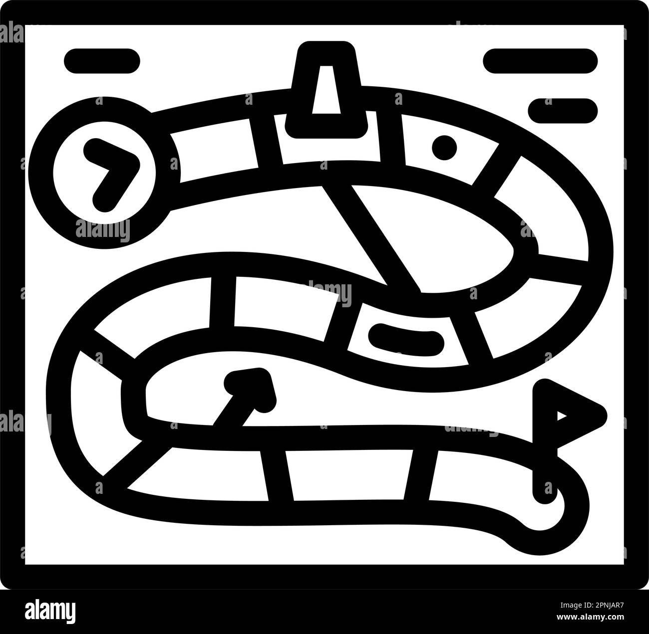 board-game-toy-child-line-icon-vector-illustration-stock-vector-image
