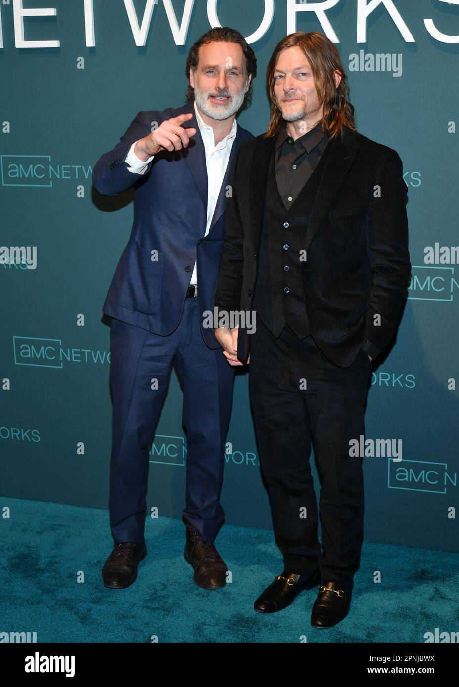 Andrew Lincoln, Norman Reedus Stock Photo - Alamy, image size:928x1390