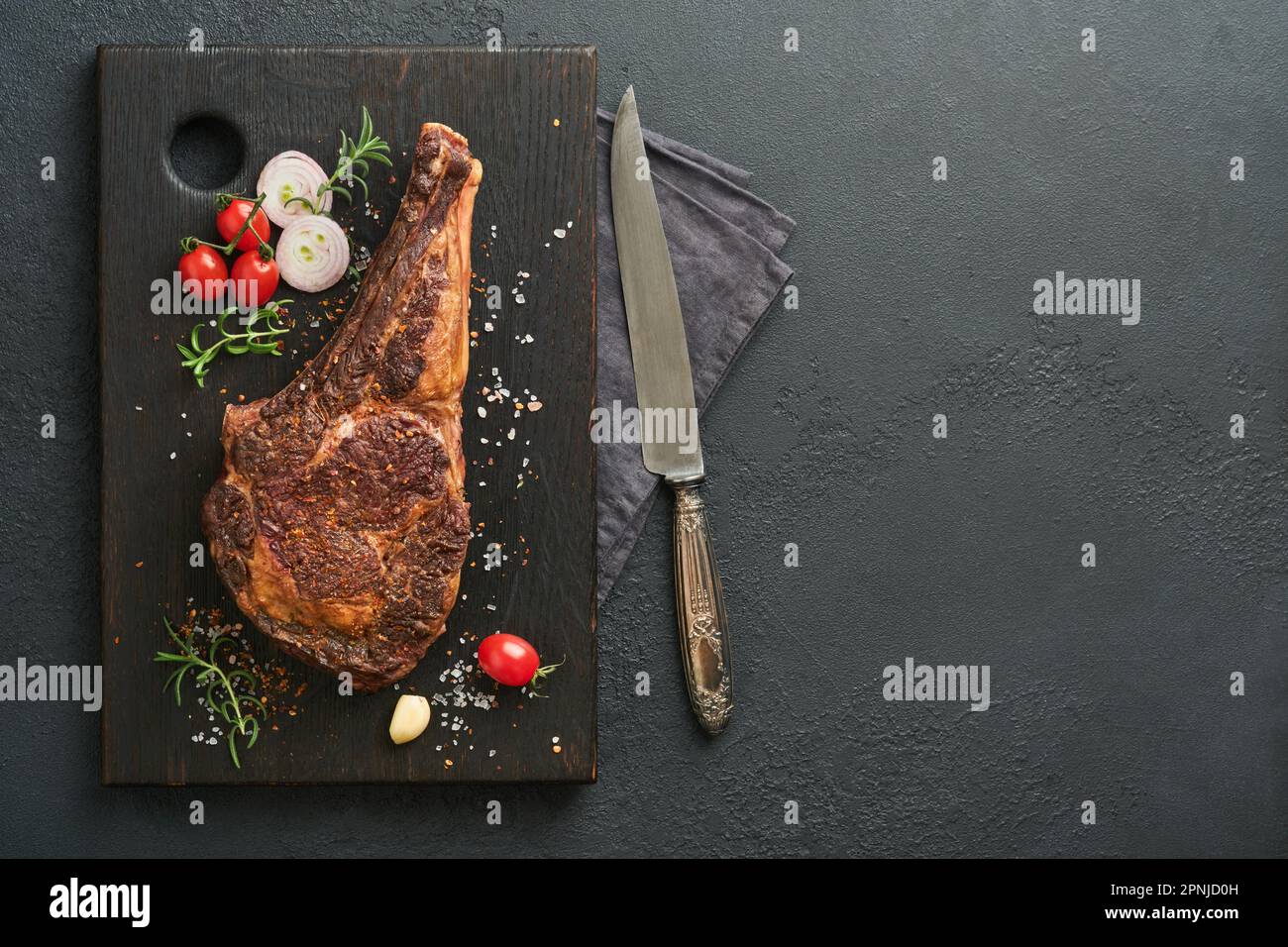 Tomahawk steak Cut Out Stock Images & Pictures - Alamy