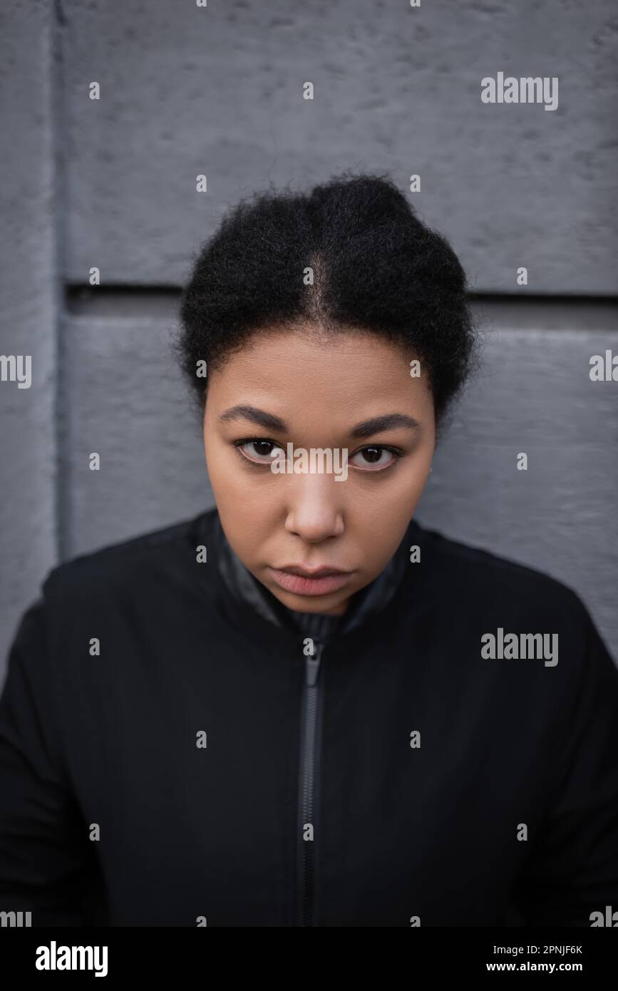 Portrait disappointed young african american hi-res stock photography ...