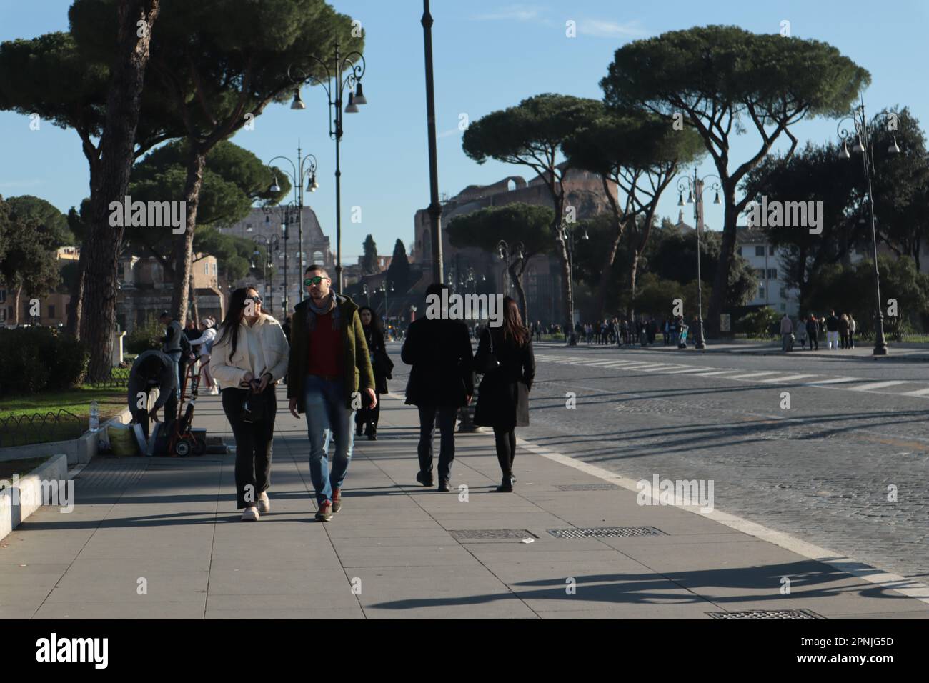 Rome city centre Stock Photo