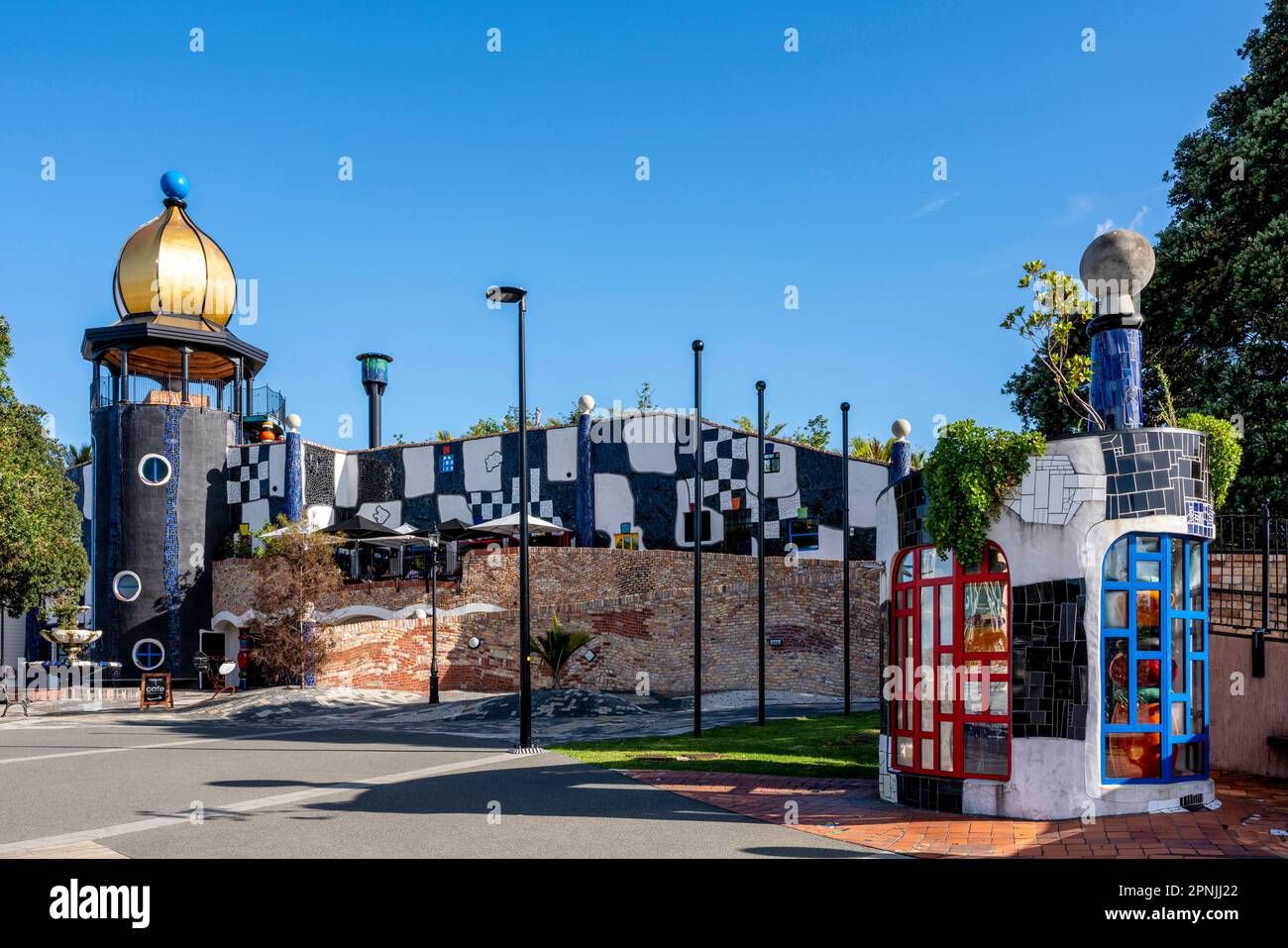 The Hundertwasser Arts Centre, Whangarei, Northland, New Zealand Stock ...