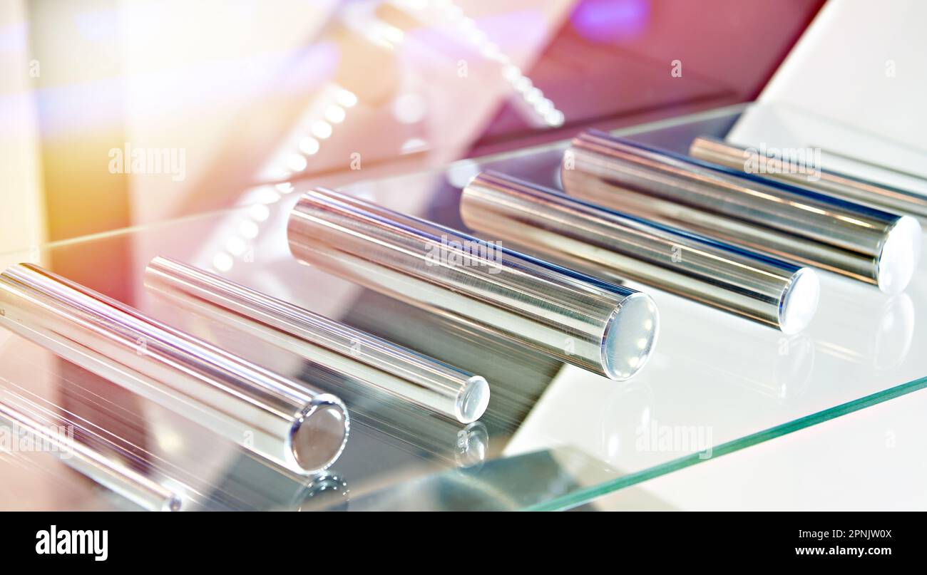 Metal parts of heat resistant nickel based alloy Stock Photo Alamy
