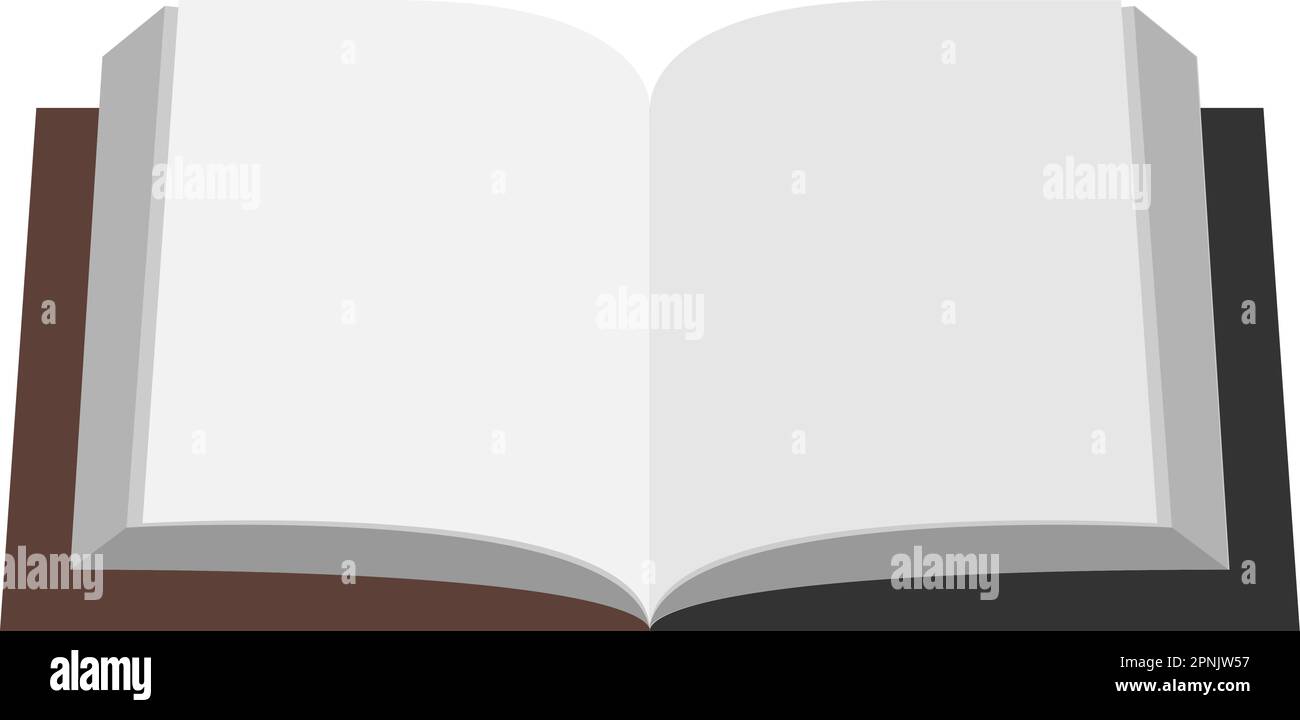 Open book icon in a flat style. Isolated vector illustration Stock ...