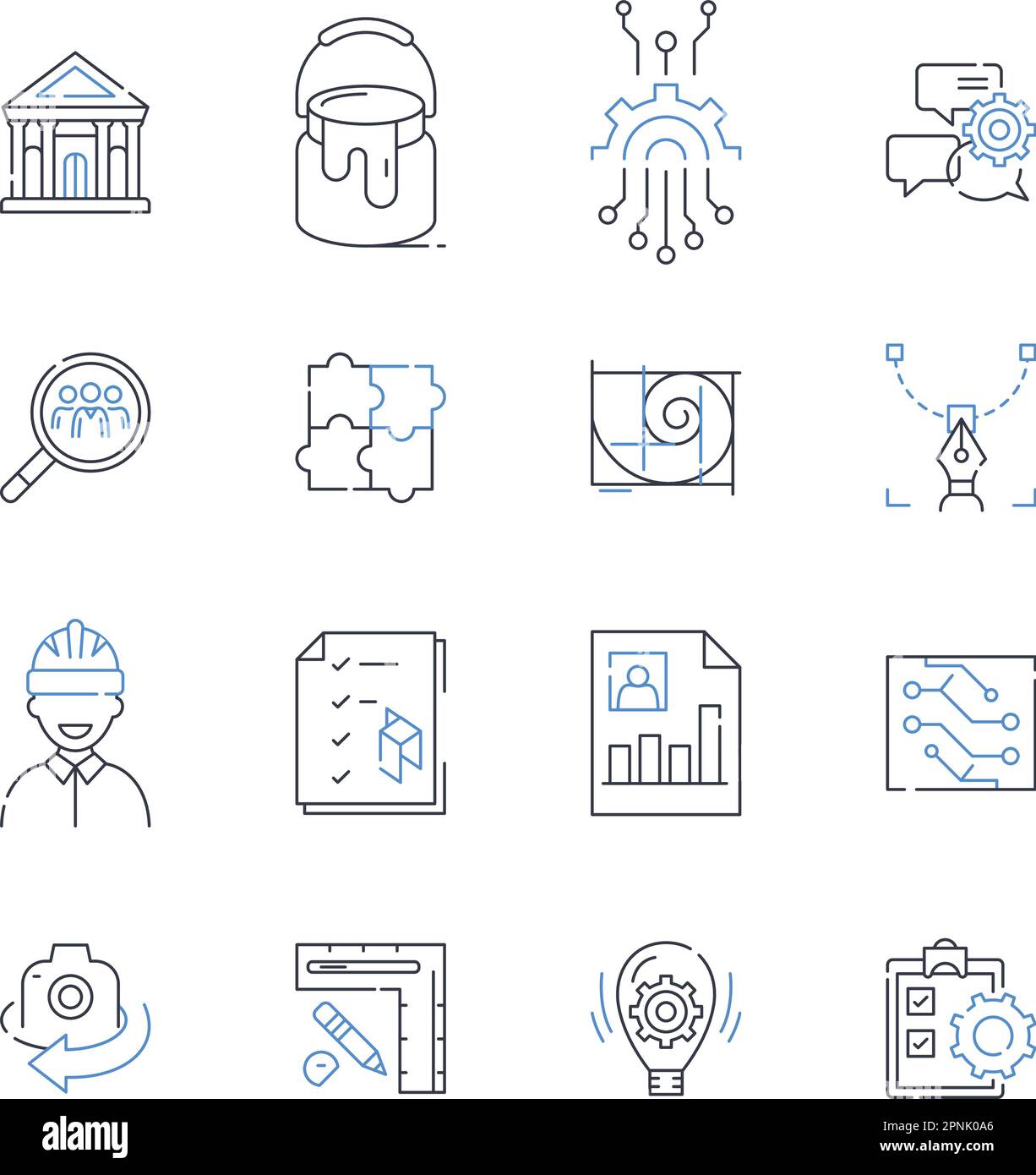 Quick adaptation line icons collection. Agile, Versatile, Quick-change, Resourceful, Adaptable, Rapid, Versed vector and linear illustration. Rapid Stock Vector