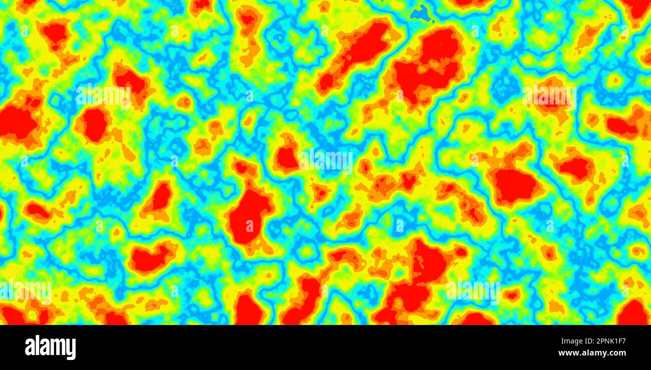 Heat map pattern. Abstract vector thermal spectrum. Hot and cold ...