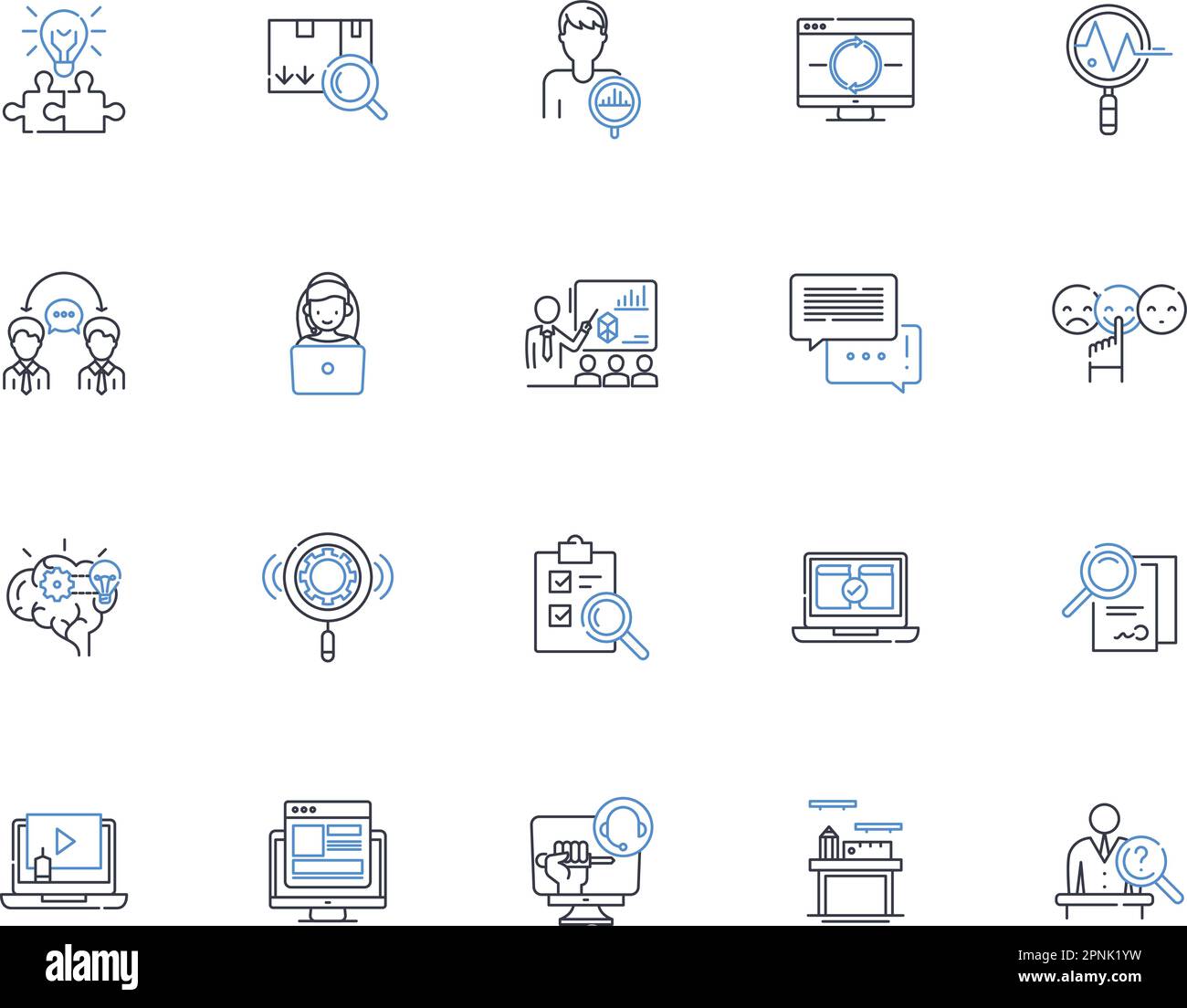 Pushandpull line icons collection. Tugging, Wrestling, Dragging