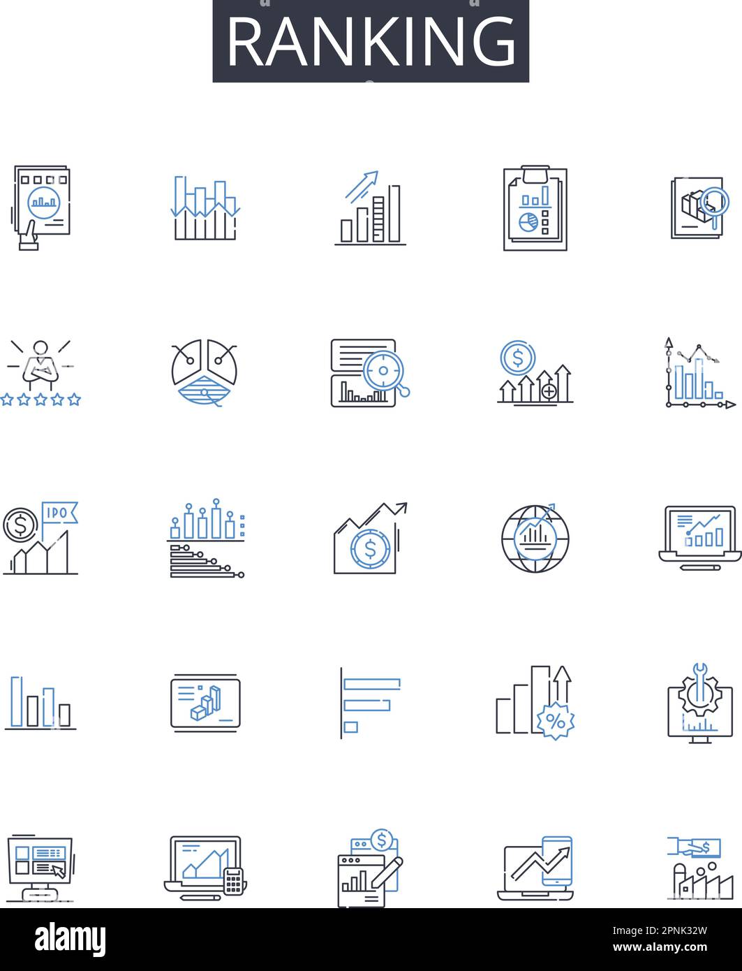 ranking-outline-icons-collection-evaluation-grading-scoring-rating