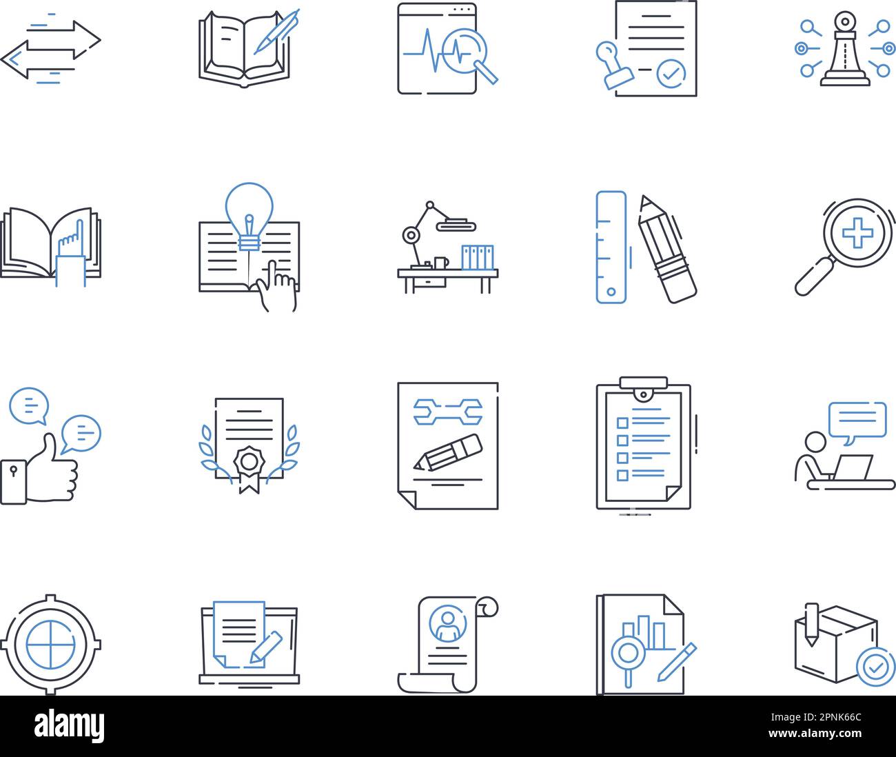 Progression line icons collection. Growth, Development, Advancement, Improvement, Evolution, Maturation, Succession vector and linear illustration Stock Vector