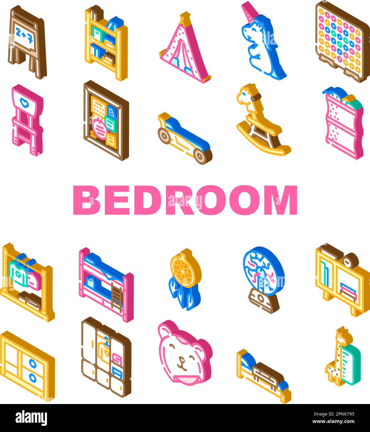 Little girl bedroom wall Cut Out Stock Images & Pictures Alamy