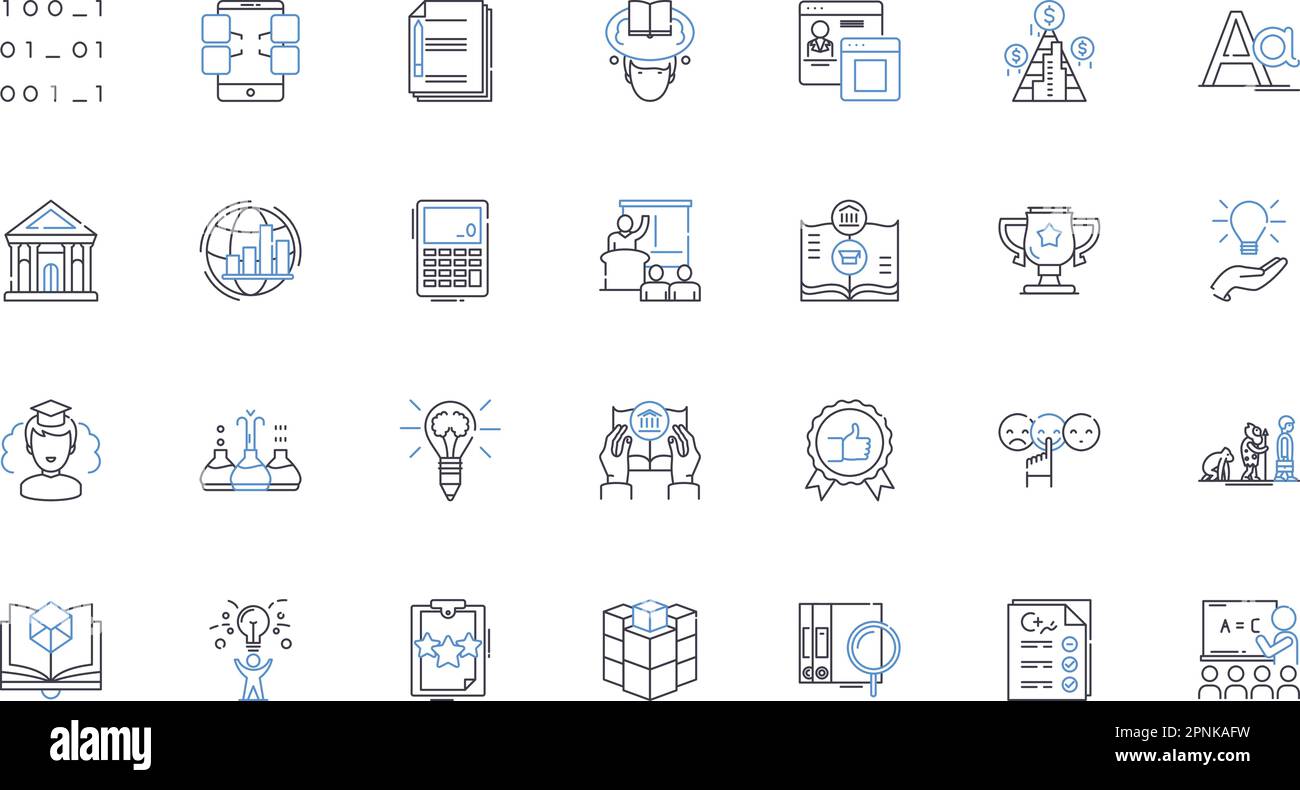 Savvy line icons collection. Resourceful, Clever, Shrewd, Wise, Cunning ...