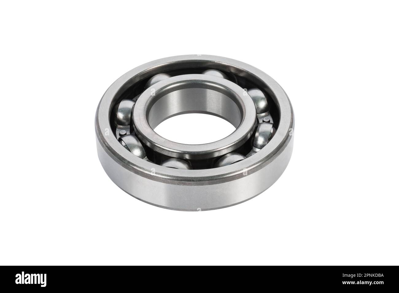 Ball Bearings isolated on white background. Spare parts catalog Stock