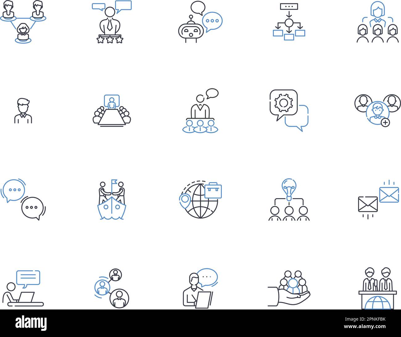 Fans line icons collection. Enthusiasts, Devotees, Adherents, Supporters, Aficionados, Buffs, Addicts vector and linear illustration. Fansatic Stock Vector