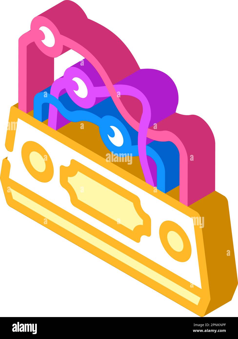 baby toddler toy isometric icon vector illustration Stock Vector Image ...