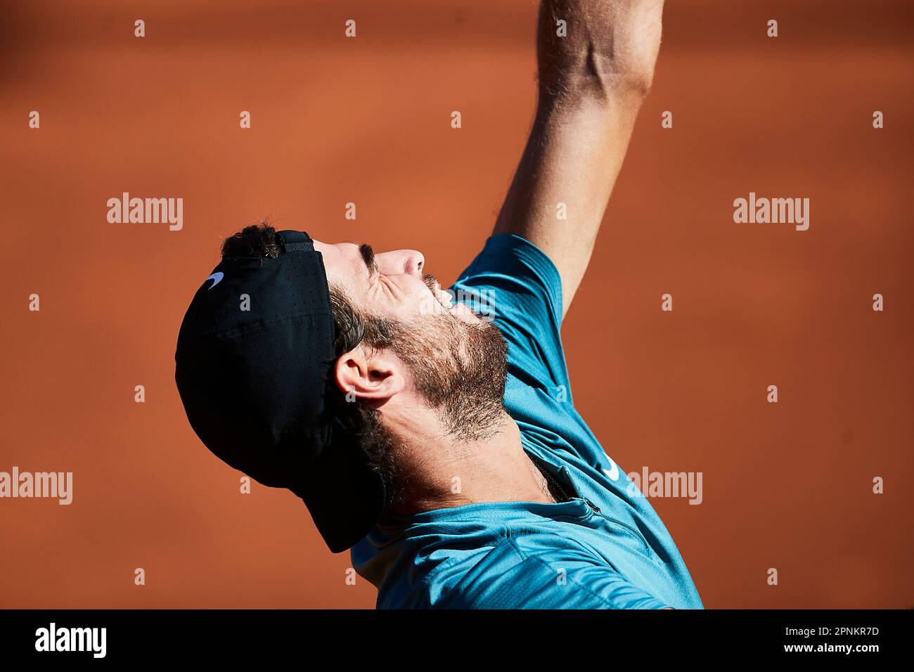 BARCELONA, SPAIN - APRIL 19: Karen Jachanov during the Barcelona Open