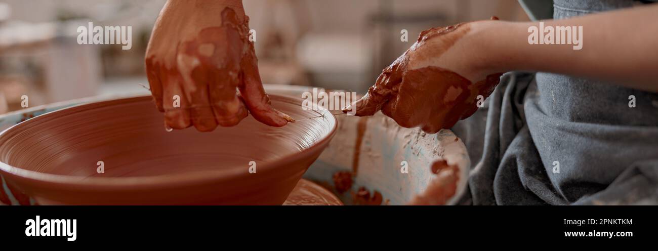 Clay lump on wheel hi-res stock photography and images - Alamy