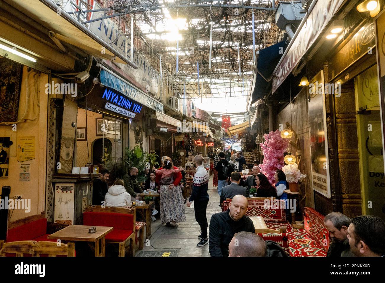 Kemeralti Market in Izmir, Turkey is a bustling and vibrant bazaar